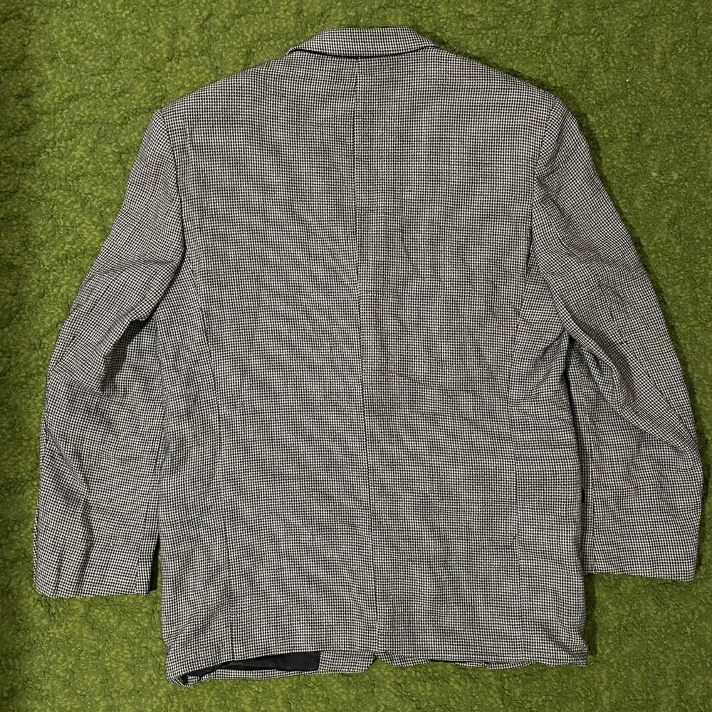 Vintage Mondo Uomo Black and White Checkered Blazer - Picture 2 of 14